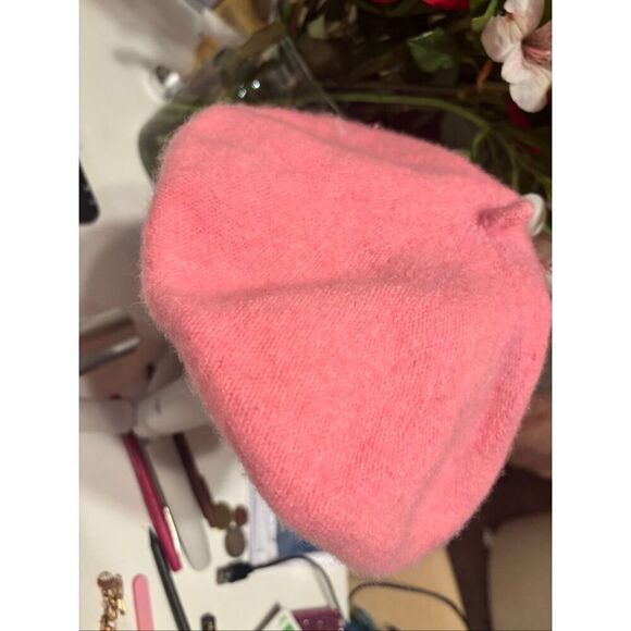 Pink Paris wool beret